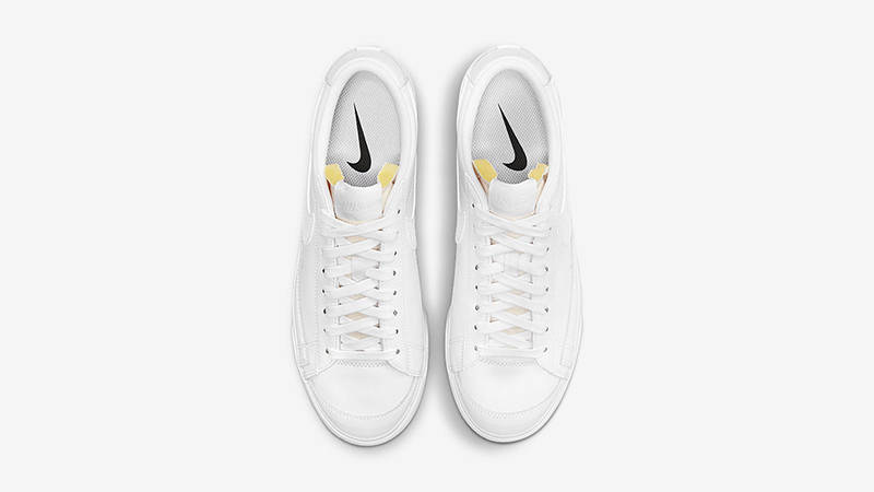 Nike Blazer Low Platform Triple White Top