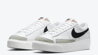 Nike Blazer Low Platform White Black