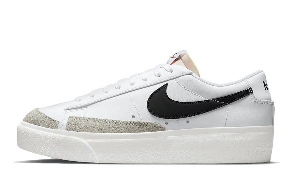 Nike Blazer Low Platform White Black