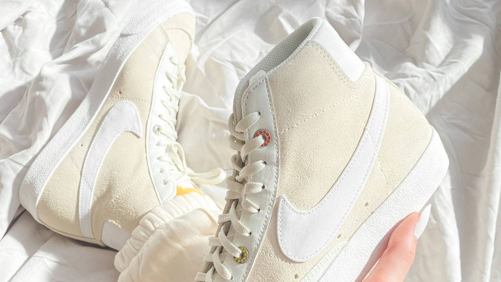 Nike Blazer Mid Light Bone Feature Nike Blazer Mid Light Bone Feature