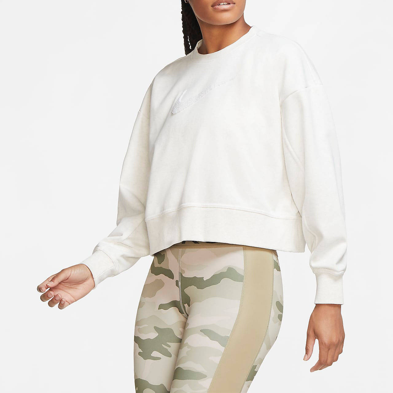 Nike Dri-FIT Get Fit Sweatshirt cream