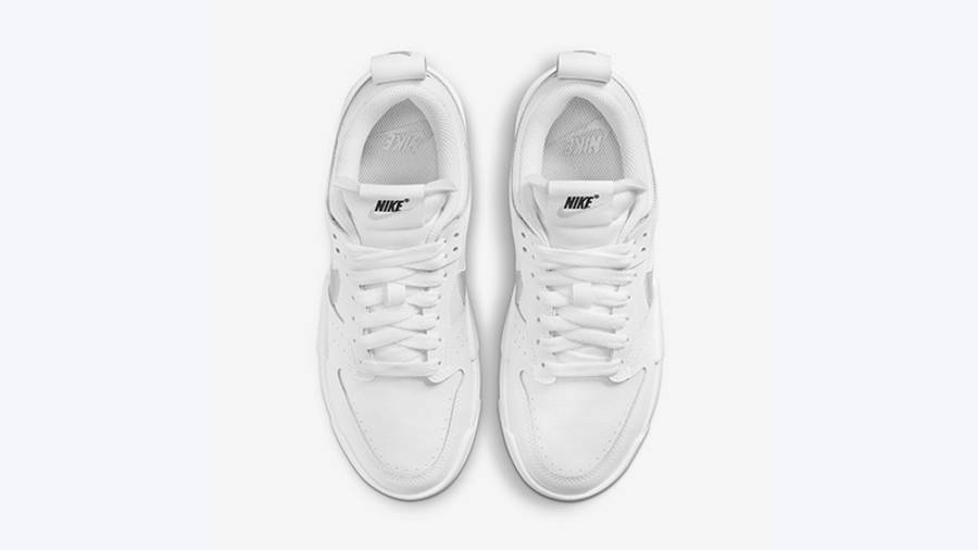 nike dunk low disrupt white silver