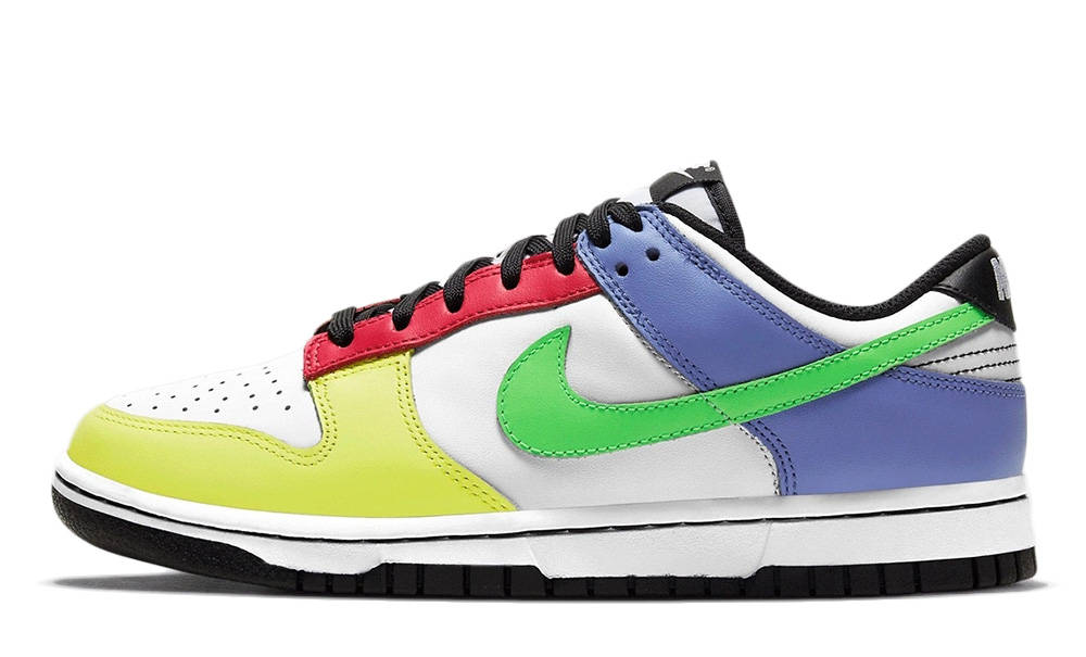 dunk low multicolor