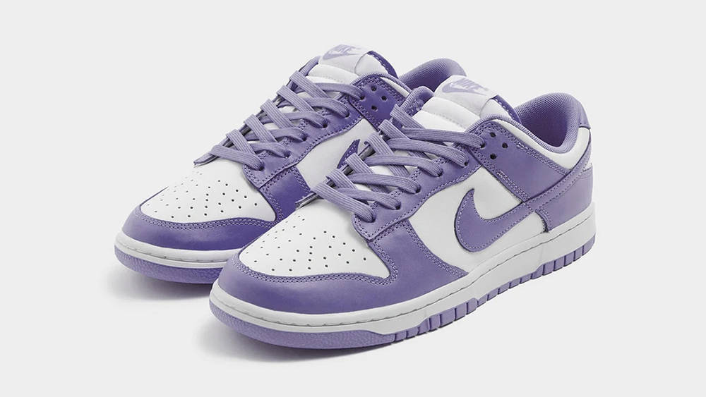 The Nike Dunk Low Has Surfaced In A Pretty 'Purple Pulse' Colourway Nike Dunk Low Purple Pulse Side