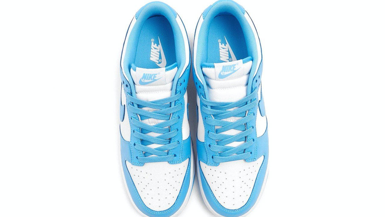 nike dunk low unc 3