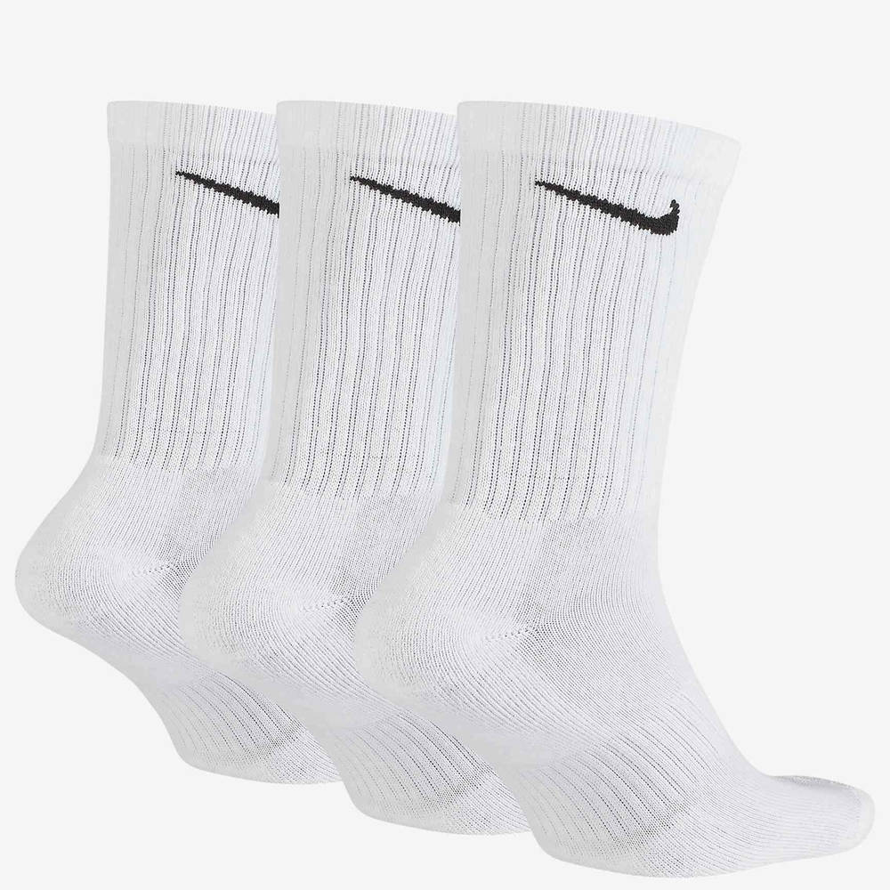 Nike Everyday Cushioned Training Crew Socks SX7664-100 Back