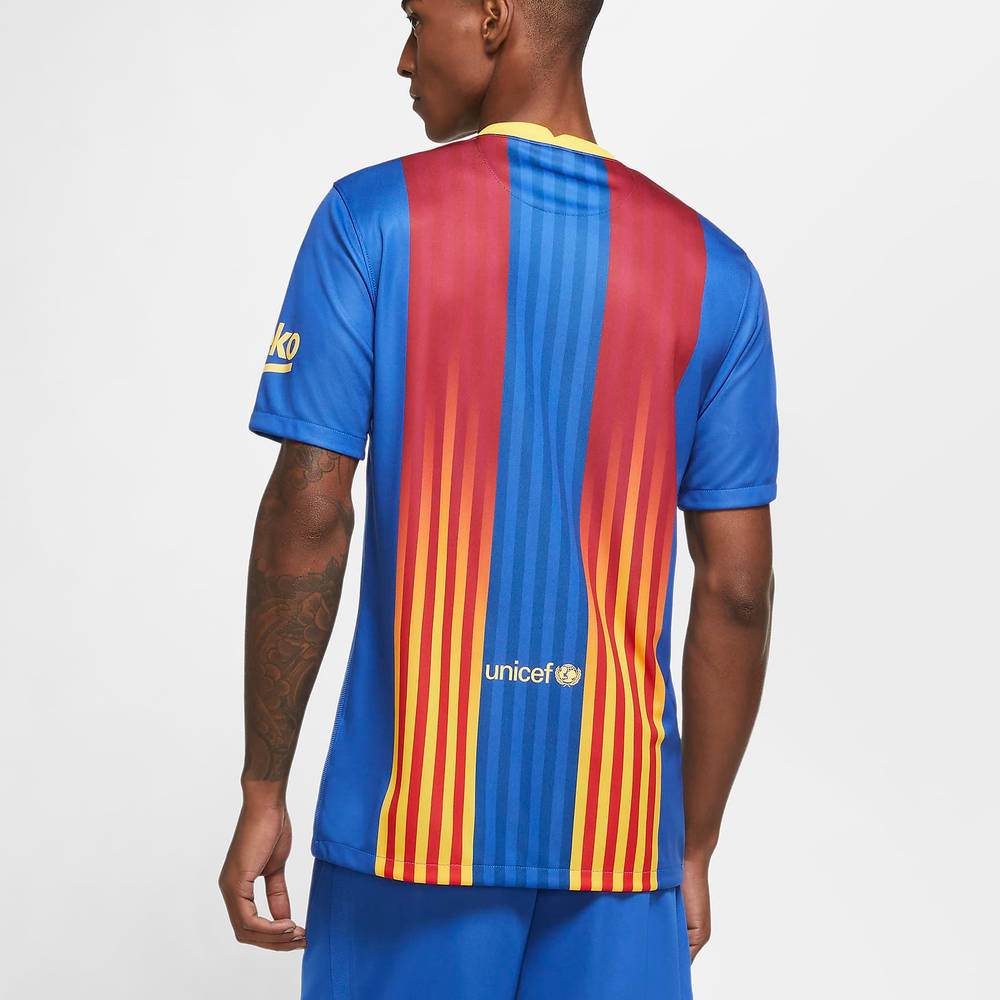 Nike FC Barcelona Stadium Football T-Shirt - Game Royal | The Sole Supplier