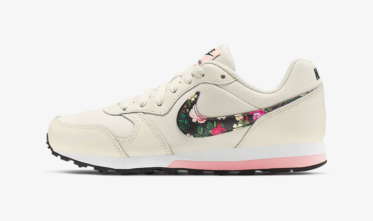 NIke MD Runnder 2 White FLoral