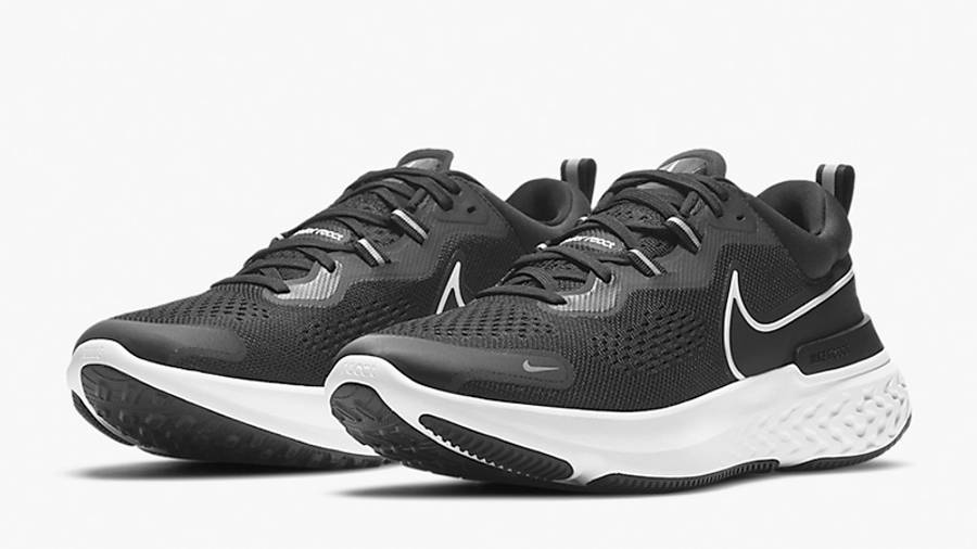 Nike React Miler 2 Black Smoke Grey CW7121-001 front