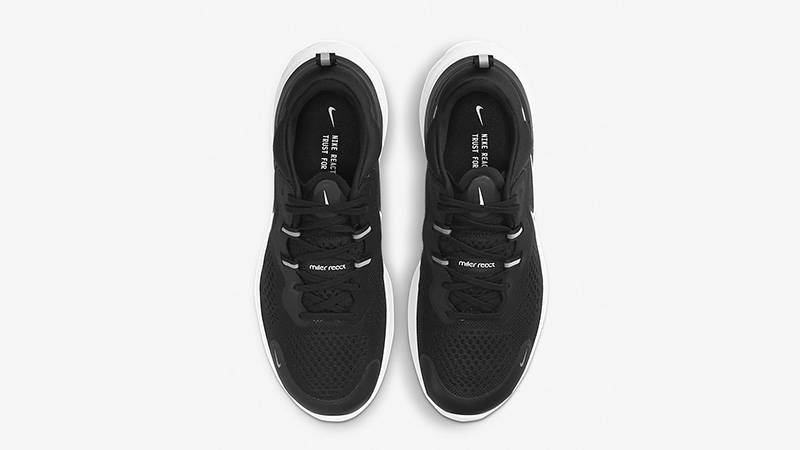 Nike React Miler 2 Black Smoke Grey CW7121-001 middle