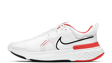 Nike React Miler 2 White Chile Red