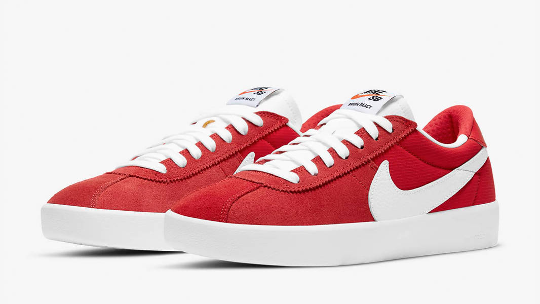 Nike SB Bruin React University Red Front