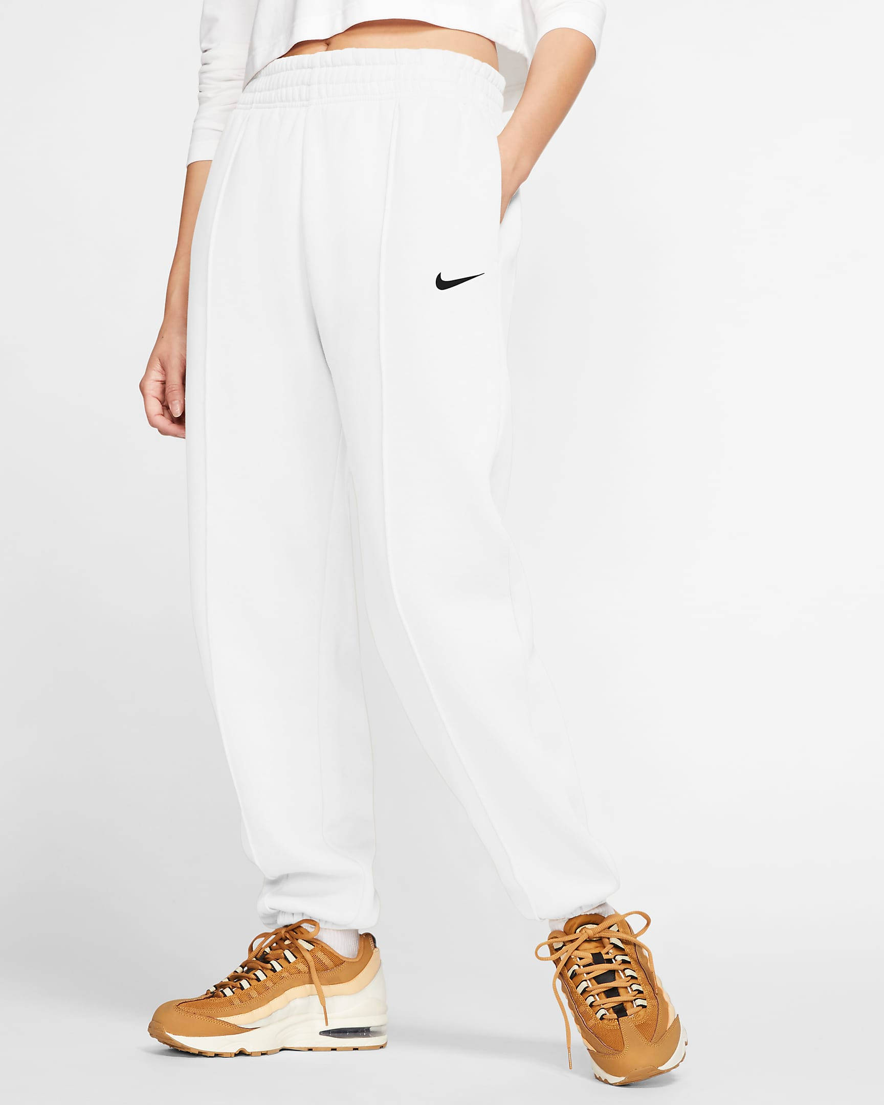 Nike Women’s Sportswear Essentials Fleece Jogger Pants BV4089-063 Size 2XL