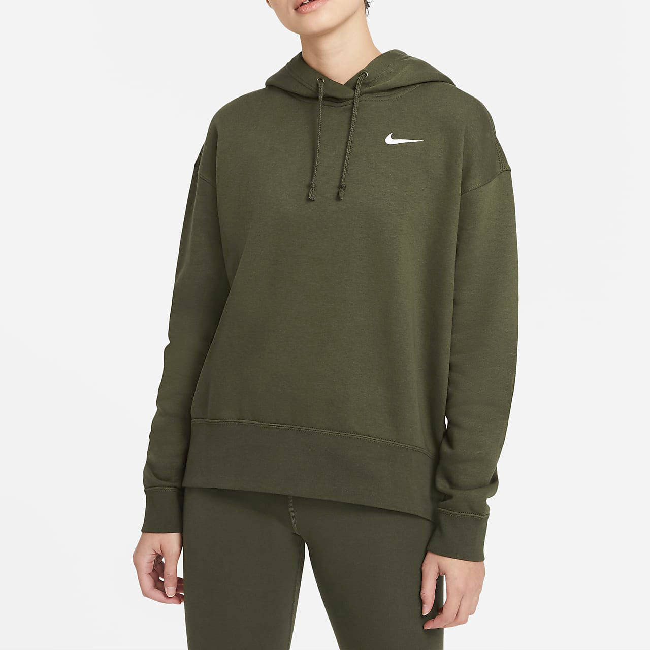 nike sportswear hoodie khaki
