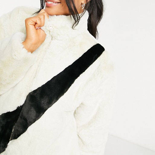 Nike Sportswear Swoosh Coat Cream