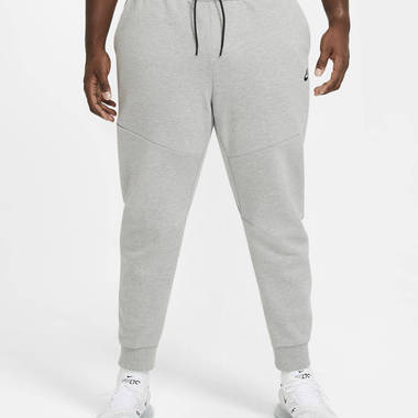 grey and black tech fleece