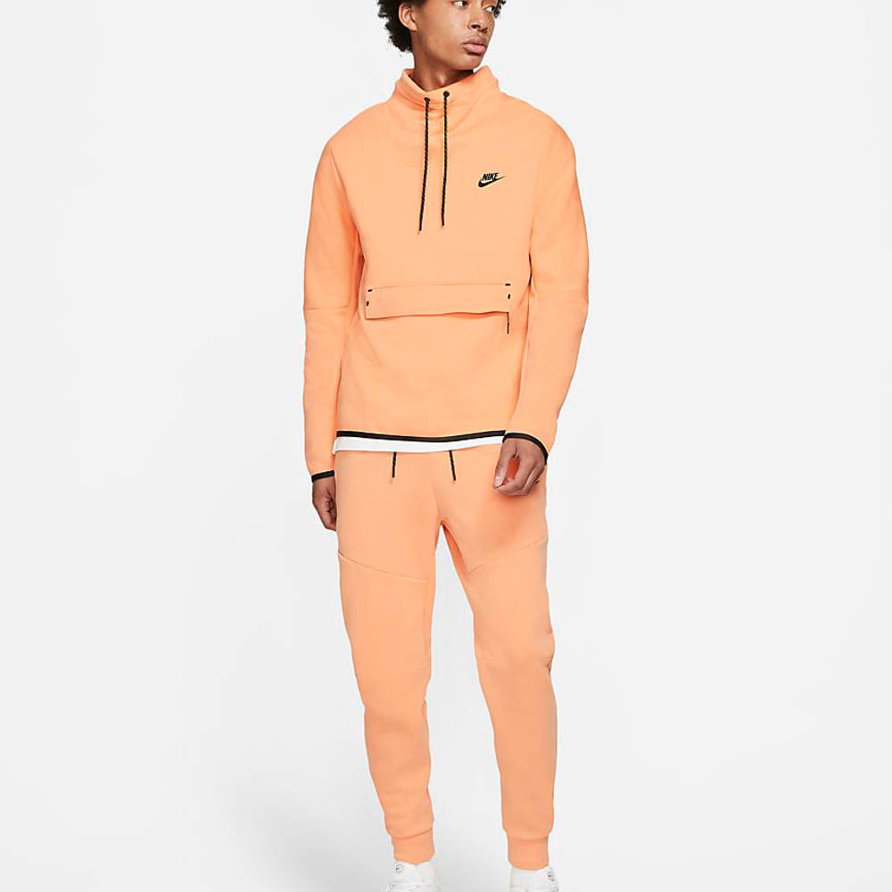 nike tech fleece orange frost