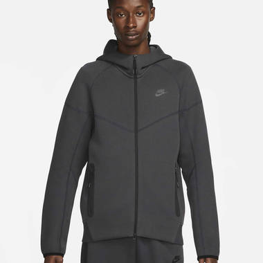 nike lime sportswear tech fleece windrunner full zip hoodie anthracite w380 h380