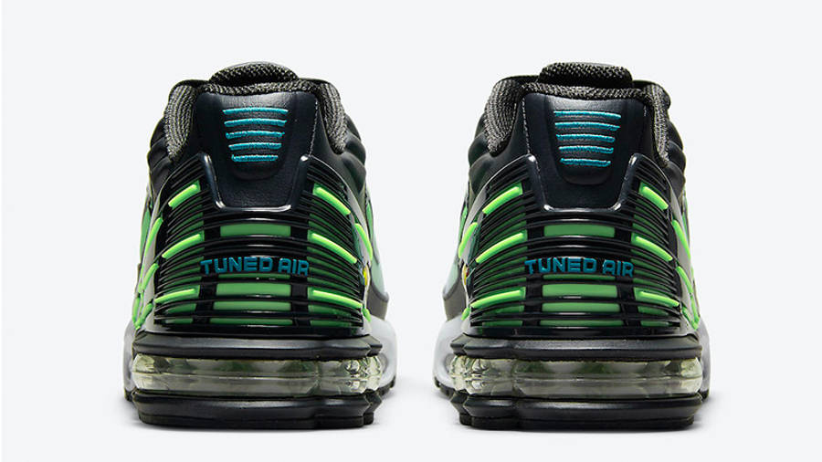 nike air max plus black red green yellow