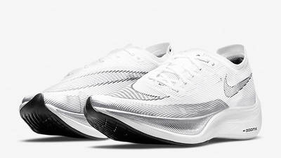 Nike ZoomX VaporFly NEXT 2 White Silver CU4111-100 front
