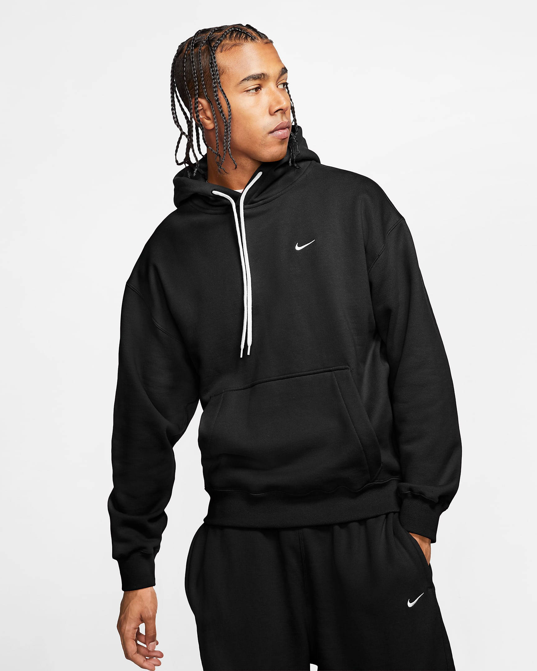 NikeLab Fleece Hoodie - Black | The Sole Supplier
