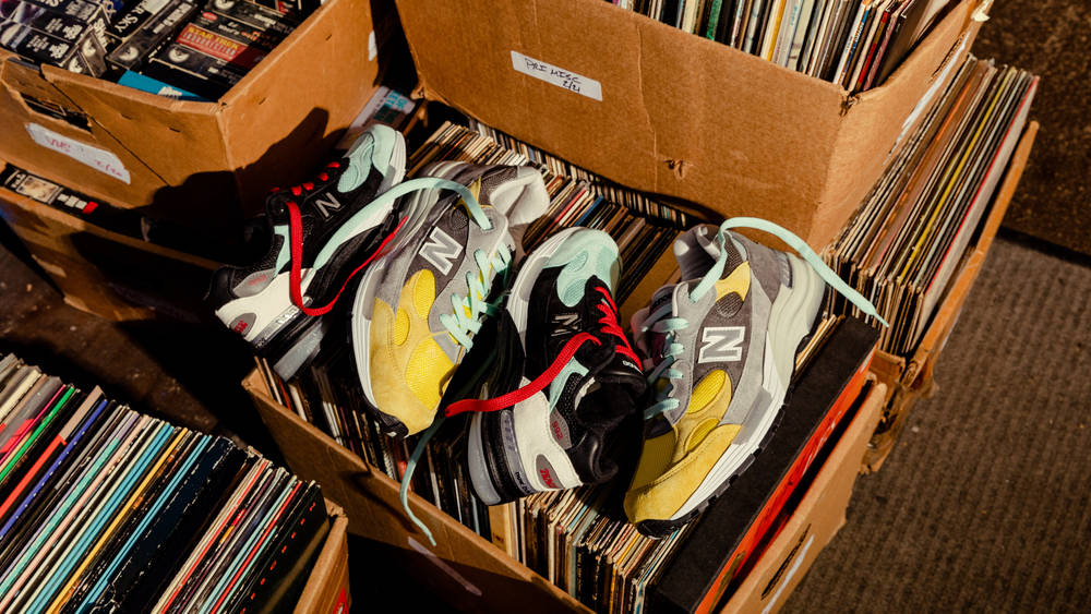 Image via Nice Kicks NK x Amoeba x NB 992 A