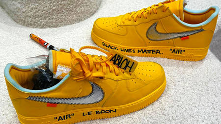 The Off-White x Nike Air Force 1 Is King James-Approved The Off-White x Nike Air Force 1 Is King James-Approved