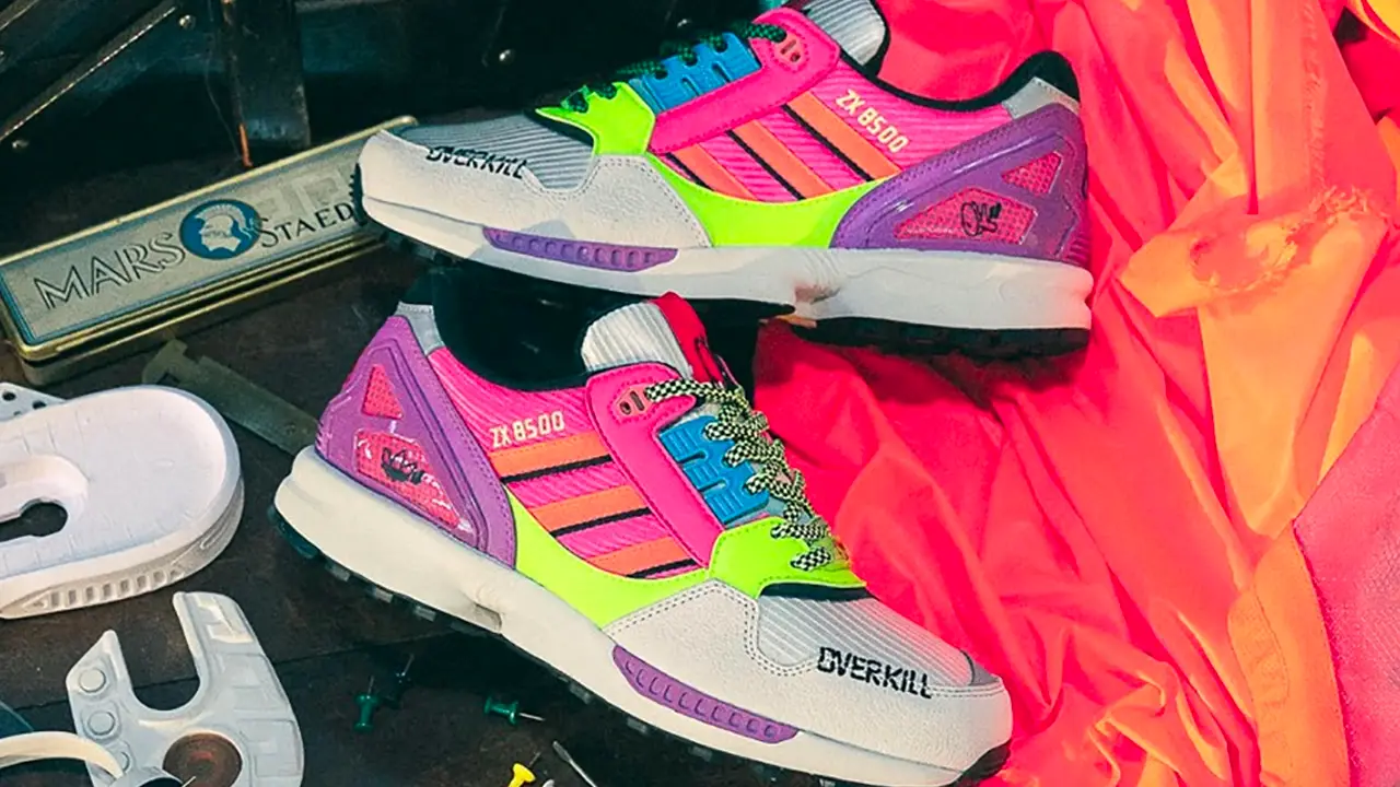 The Overkill x adidas ZX 8500 Comes With an Anti-Paint Shoe Cover 