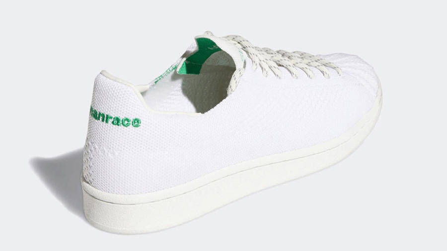 Pharrell x adidas Superstar Primeknit Cloud White Back
