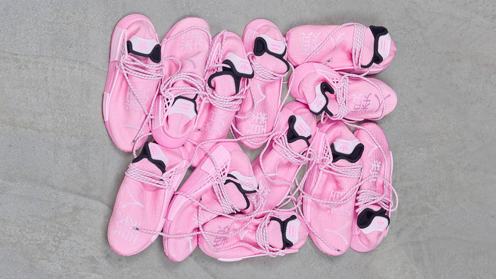 Image via adidas Pharrell x adidas NMD Hu "Pink"