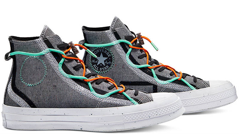 Renew x Converse Chuck 70 High Top Ash Storm Side