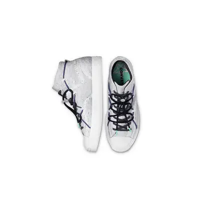 Teases Converse One Star Colab Purcell Mid White Top