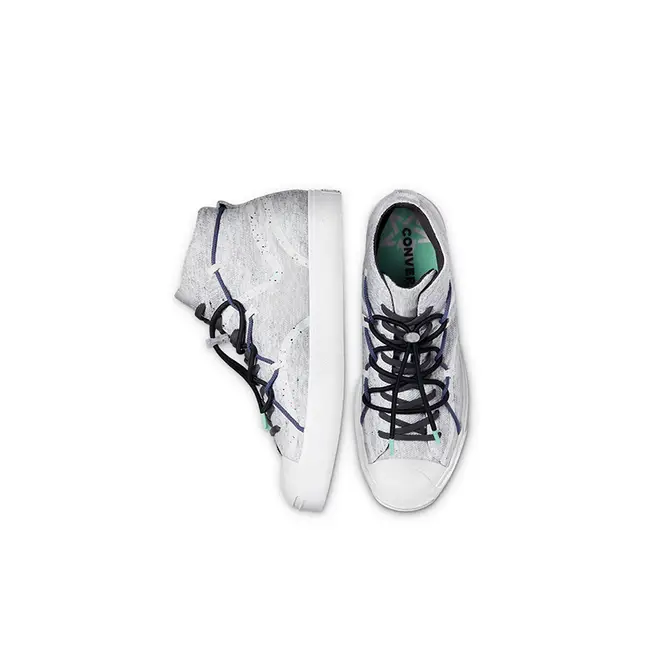 Renew x Star Converse Jack Purcell Mid White Top