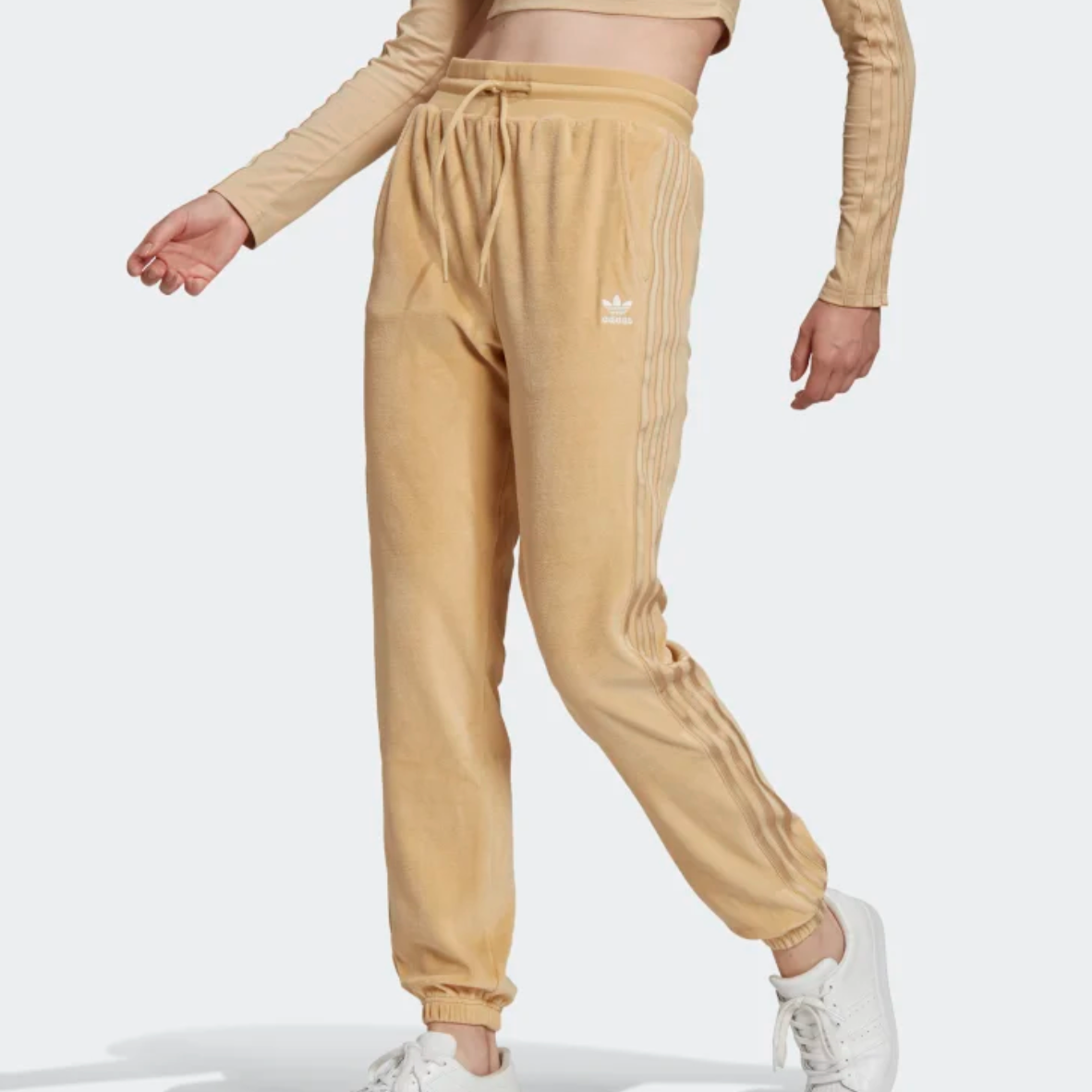 Adidas beige joggers