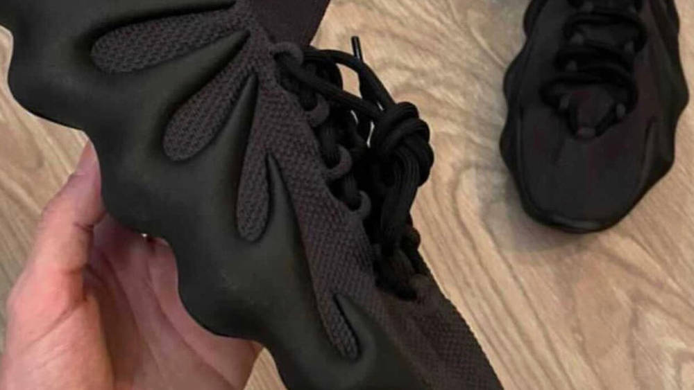 Image via Yeezy Mafia The Yeezy 450 "Dark Slate" is Seriously Stealthy