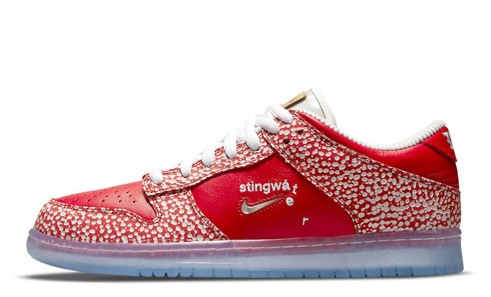Stingwater x Nike SB Dunk Low Bright Red