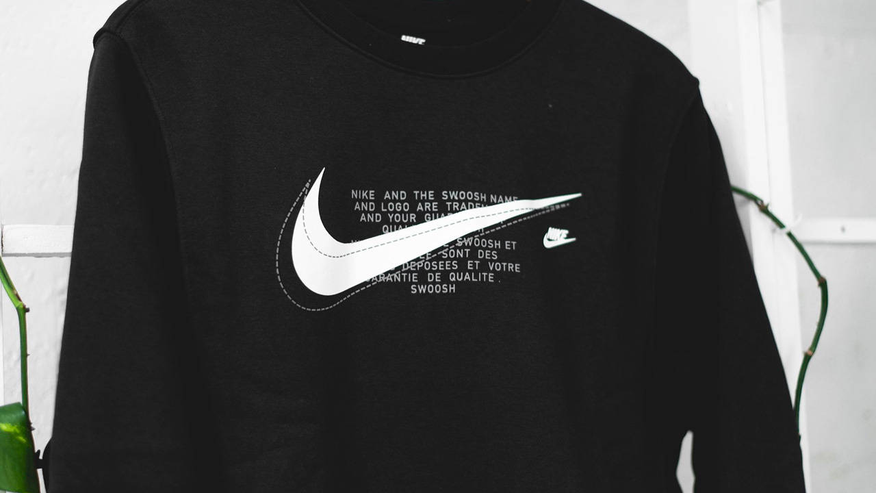 The Nike Sportswear Court Fleece Crew is Swoosh Crazy