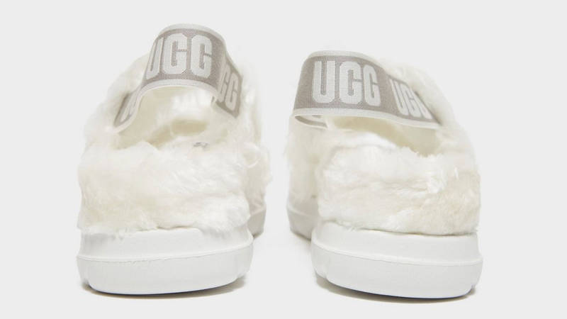 UGG Fluff Sugar Sandal White