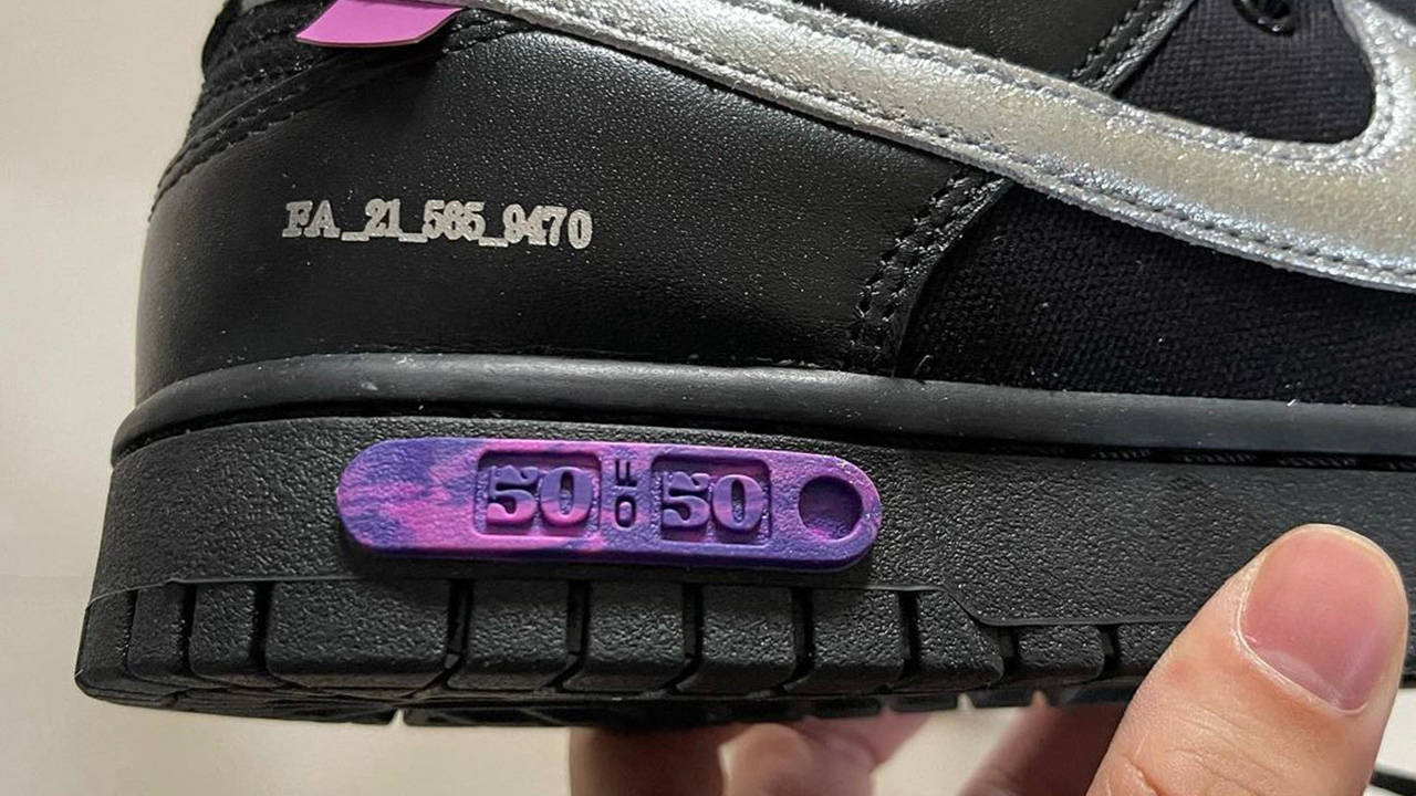 Off-White x Nike Dunk Low "Black"