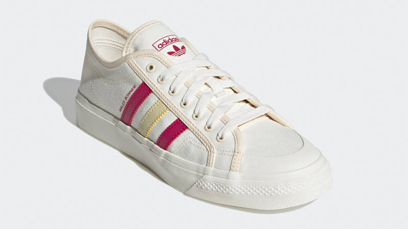 Wales Bonner x adidas Nizza Lo Cream White Front