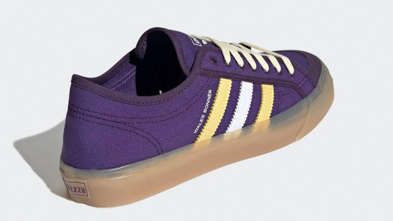 Wales Bonner x adidas Nizza Lo Purple Yellow Back