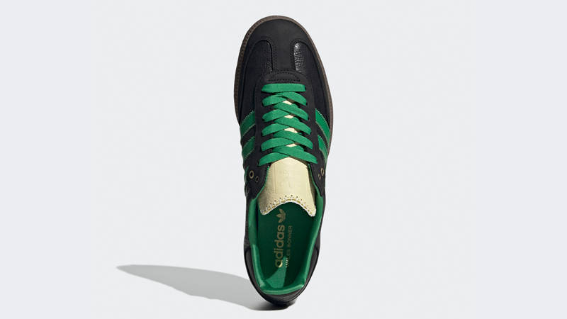 Wales Bonner x adidas Samba Core Black Green Middle