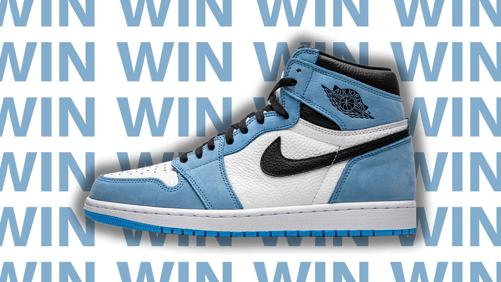 Giveaway: WIN the Air Jordan 1 High "University Blue"! Giveaway: WIN the Air Jordan 1 High "University Blue"!