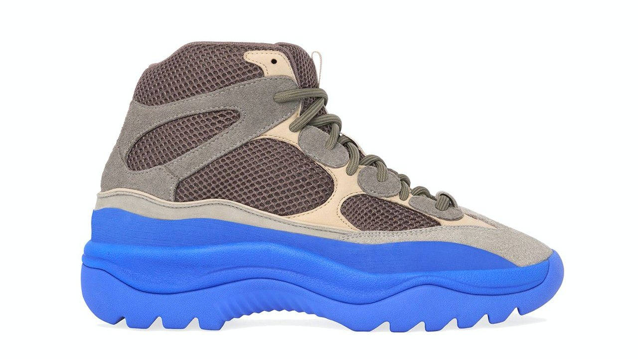 yeezy drst boot taupe blue 1