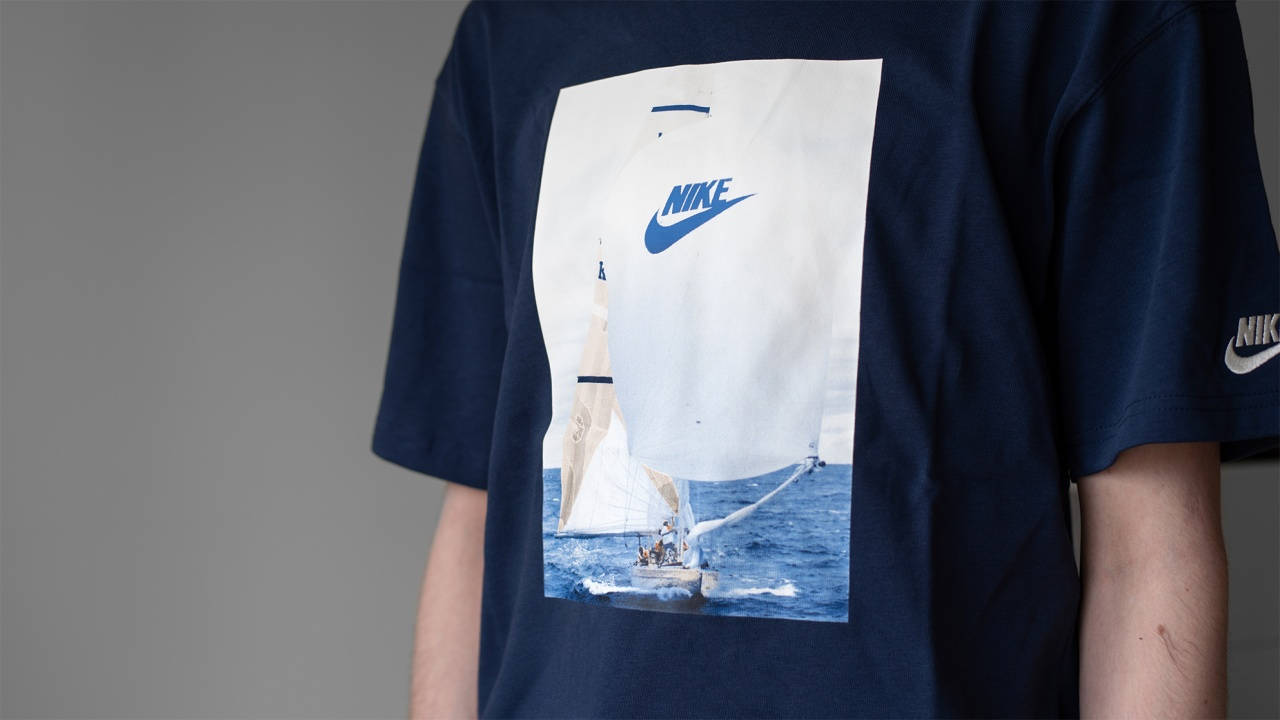 This Nike Sportswear Reissue T-Shirt Pays Homage to Their '87 Boating Collection