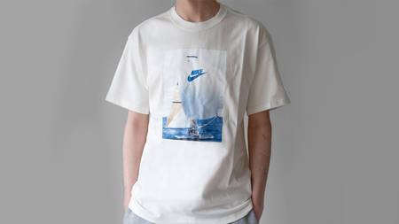 This Nike Sportswear Reissue T-Shirt Pays Homage to Their '87 Boating Collection This Nike Sportswear Reissue T-Shirt Pays Homage to Their '87 Boating Collection