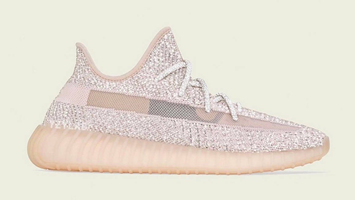 yeezy reflective pink