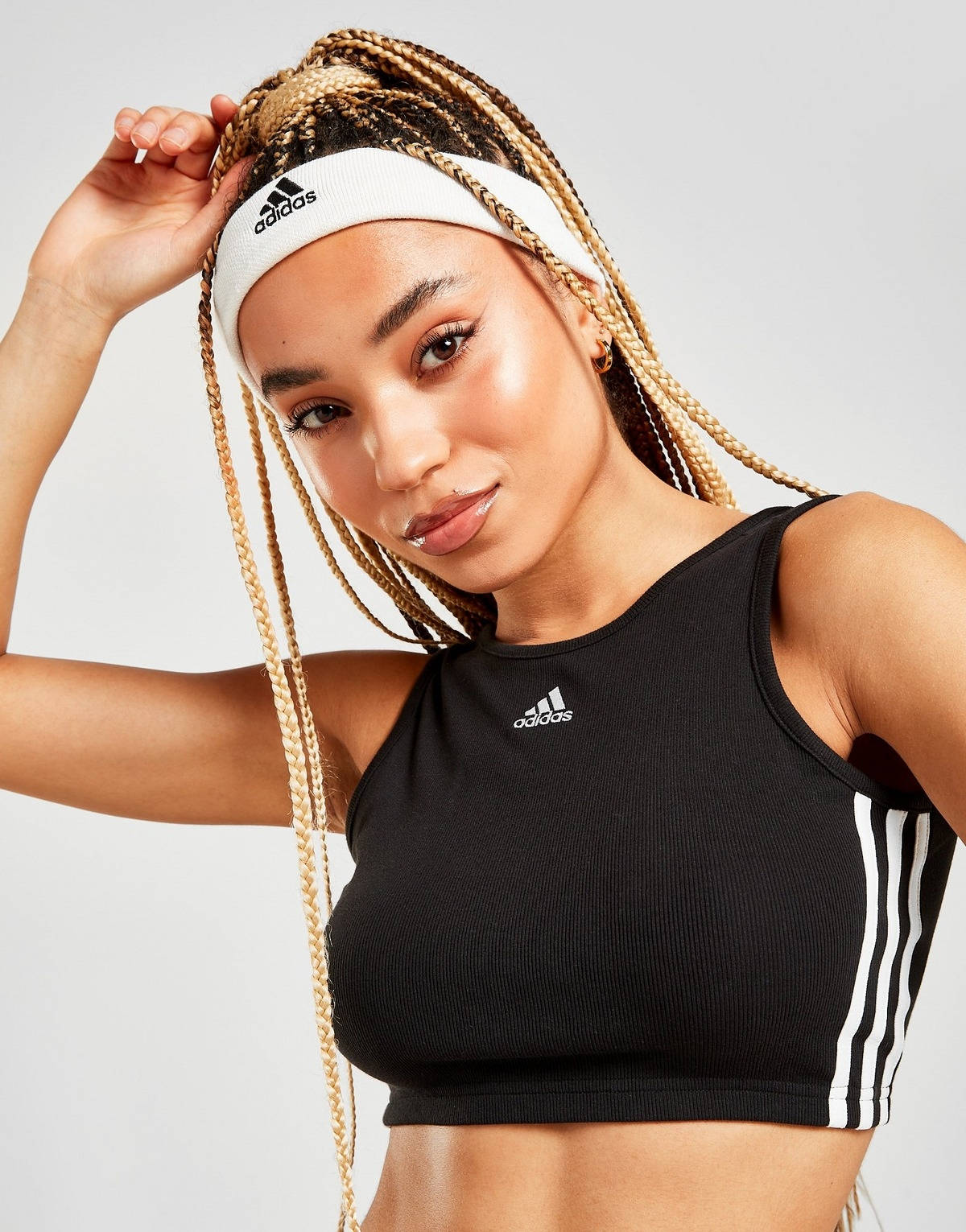 adidas 3-Stripes Badge of Sport Rib Tank Top