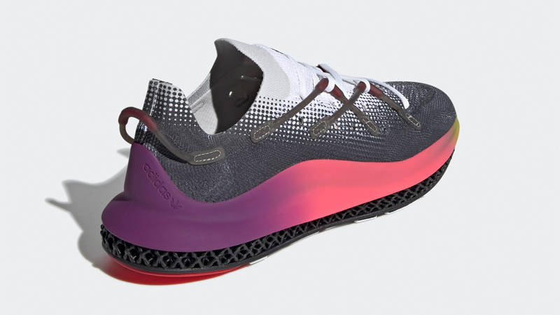 adidas 4D Fusio White Ultra Purple Back