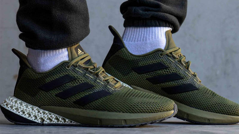 adidas 4D Kick Green On Foot Side